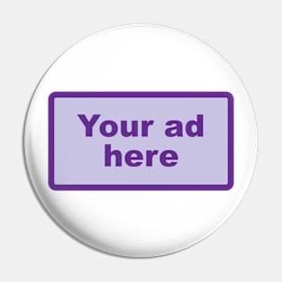 [YOUR AD HERE] - Purple Pin