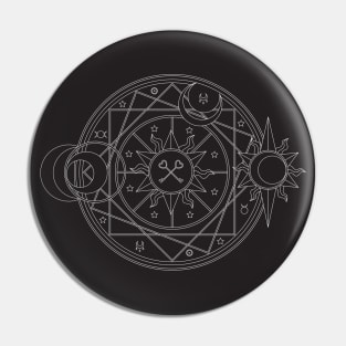 The Witch Mandala Pin