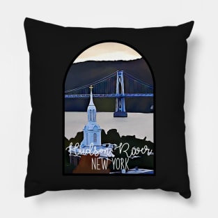 Hudson River, New York Pillow