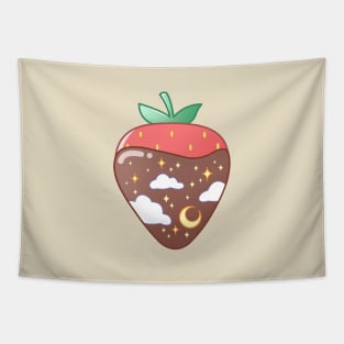 Dark Chocolate Strawberry Tapestry