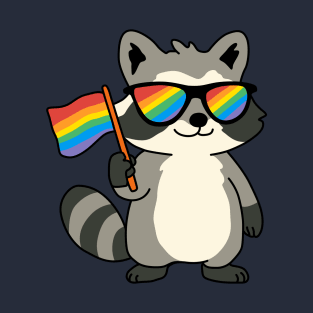 Raccoon Gay Pride LGBTQ T-Shirt