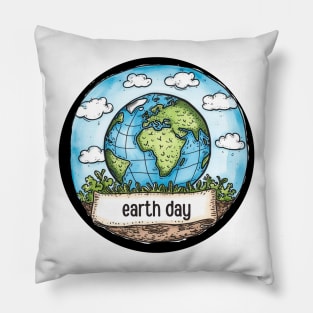 Earth day Pillow