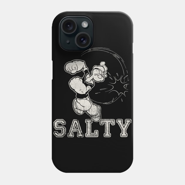Popeye The Sailor Salty Phone Case by Alema Art