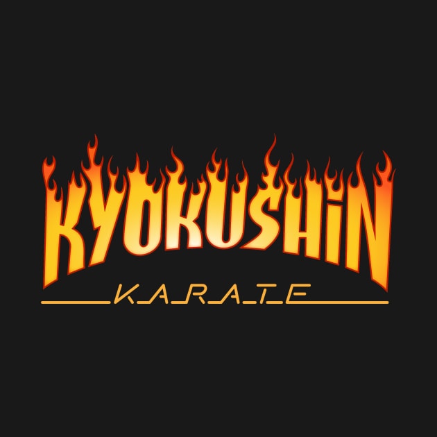 Kyokushin Karate Flame Logo by sparklellama