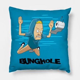 Nevermind Bunghole Beavis Pillow