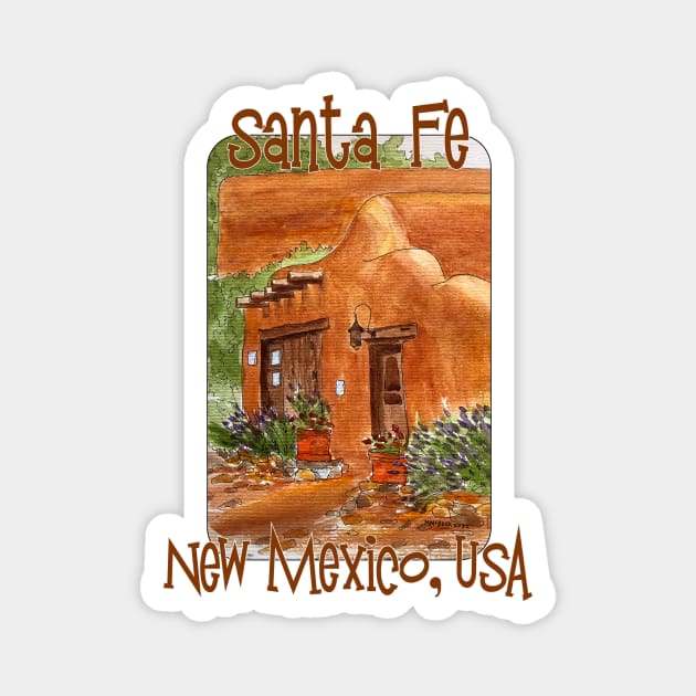 Santa Fe, New Mexico, USA Magnet by MMcBuck