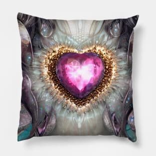 Crystal heart Pillow
