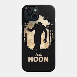 Hello Full Moon Night Phone Case