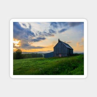 Barn and Sunset Serenade V1 Magnet