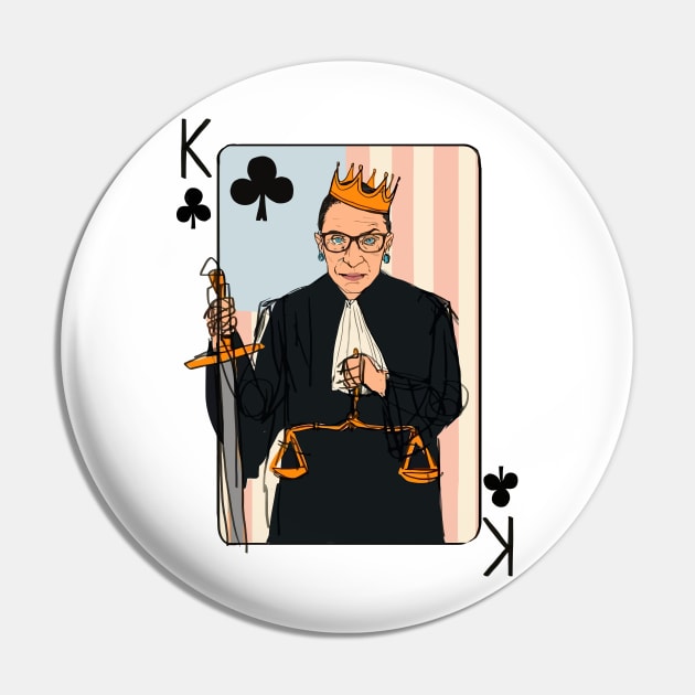 King Is RBG Pin by Nashida Said