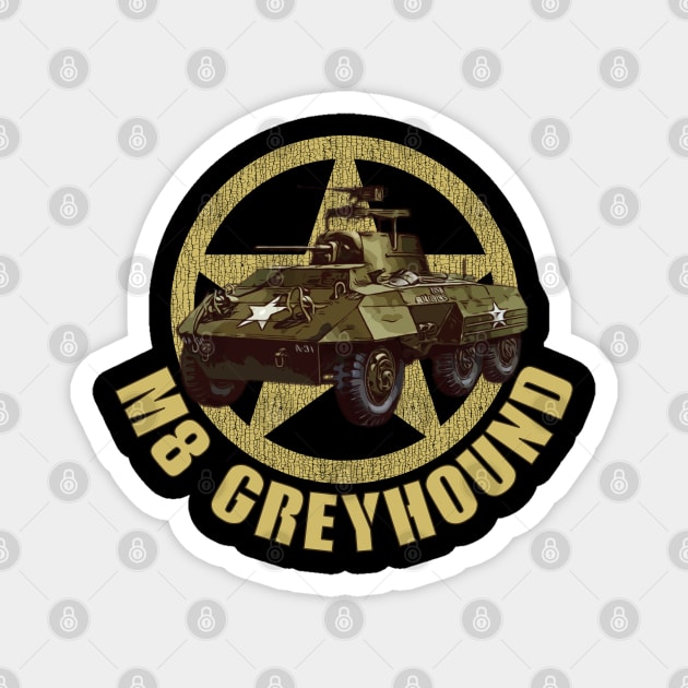 M8 Greyhound WW2 American Armored Car Magnet by F&L Design Co.