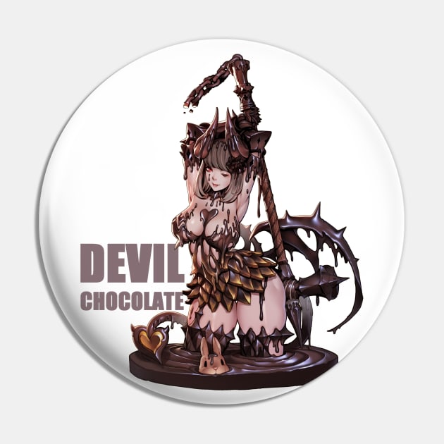Devil Choco Pin by Pan_Ren_Wei