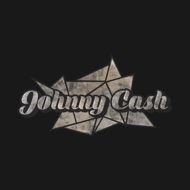 VINTAGE TRIANGEL - JHONNY CASH by GLOBALARTWORD