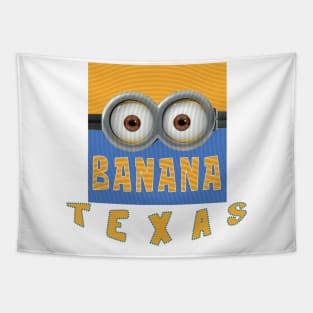 MINION BANANA USA TEXAS Tapestry