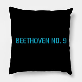 Beethoven No. 9 Pillow