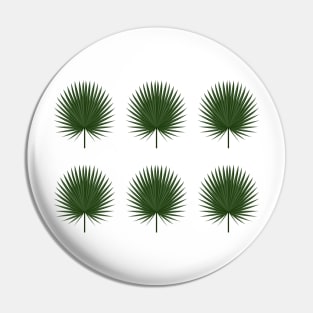 green palm leaves design Pin