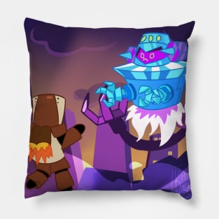 Fight Against Candybot Pillow