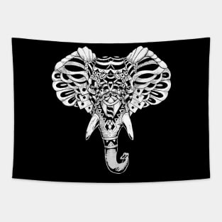 Elephant Ornate Tapestry