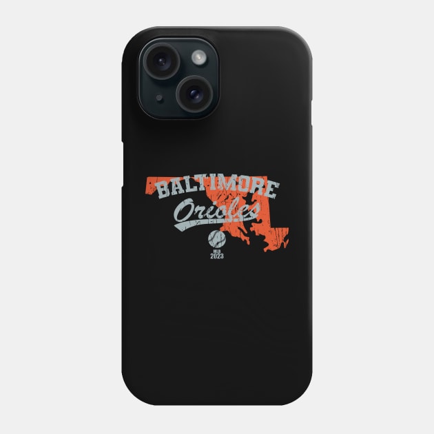 Baltimore, Maryland - O's - 2023 Phone Case by Nagorniak