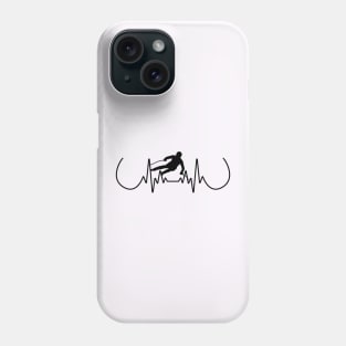 Skiing Heartbeat Phone Case