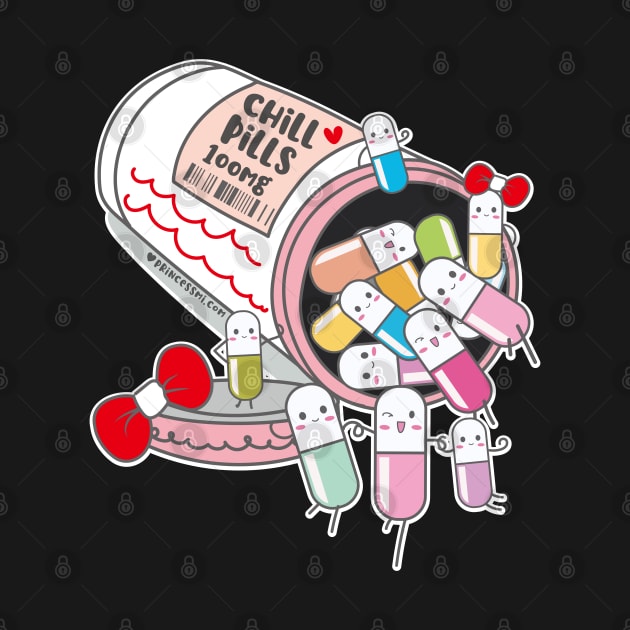 chill pills cute pills cartoon by princessmi-com