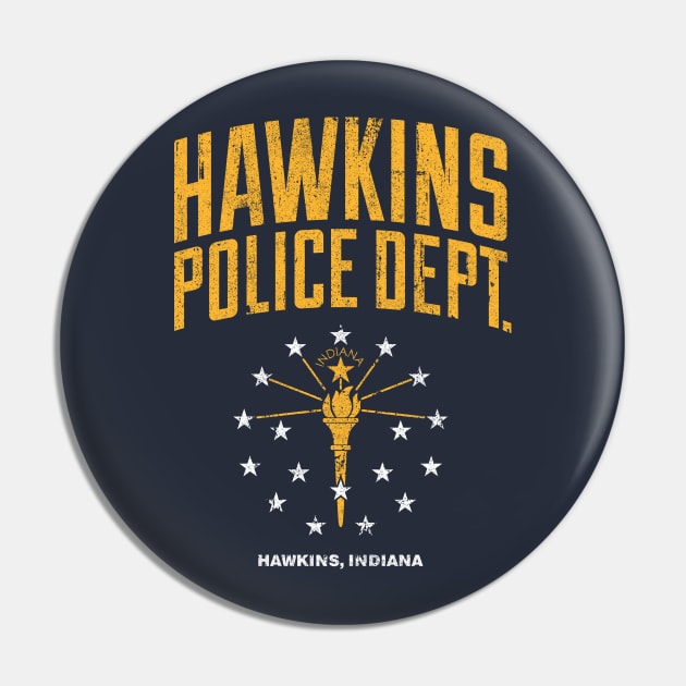 Hawkins Police Dept. Pin by huckblade