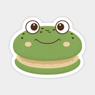 Funny Macaron Frog Magnet