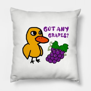 Got Any Grapes Duck Song Pillow