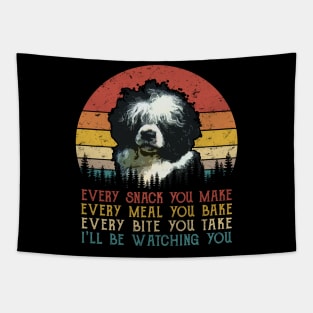 Vintage Every Snack You Make Every Meal You Bake Portuguese Water Tapestry