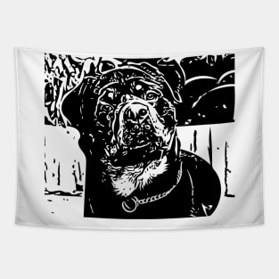 Rottweiler cute Tapestry