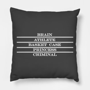 brain athlete basket case princess criminal Pillow