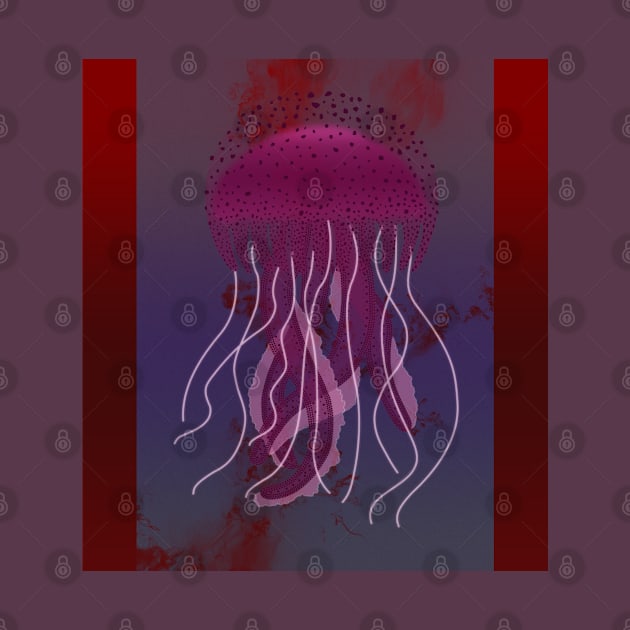 Purple Jellyfish by AnimaSomnia