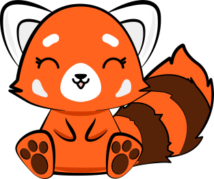 Kawaii Cute Red Panda Magnet