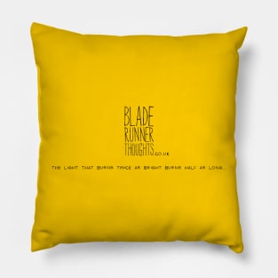 Blade Runner Thoughts Blog Pillow