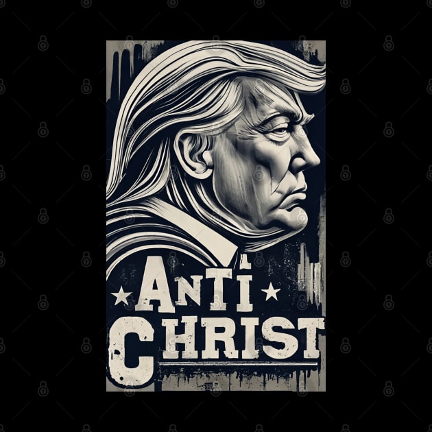 Trump Anti Christ by Dysfunctional Tee Shop