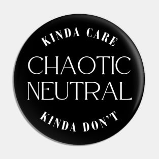 Chaotic Neutral Pin