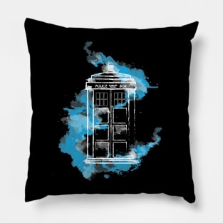 Watery TARDIS Pillow