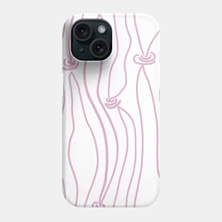 Pink Knotted Stripes Phone Case