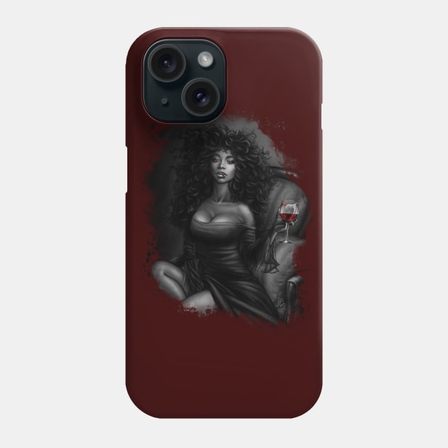 Delicious Darling (splatter art) Phone Case by Art of Ariel Burgess