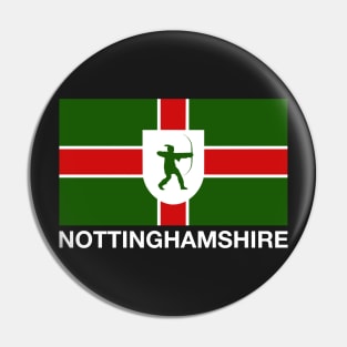 Nottinghamshire County Flag - England Pin