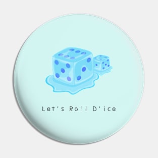 cute dice Pin