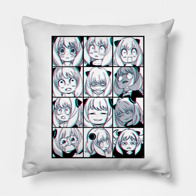 Spyxxxfamily/anya Pillow by Morishasha