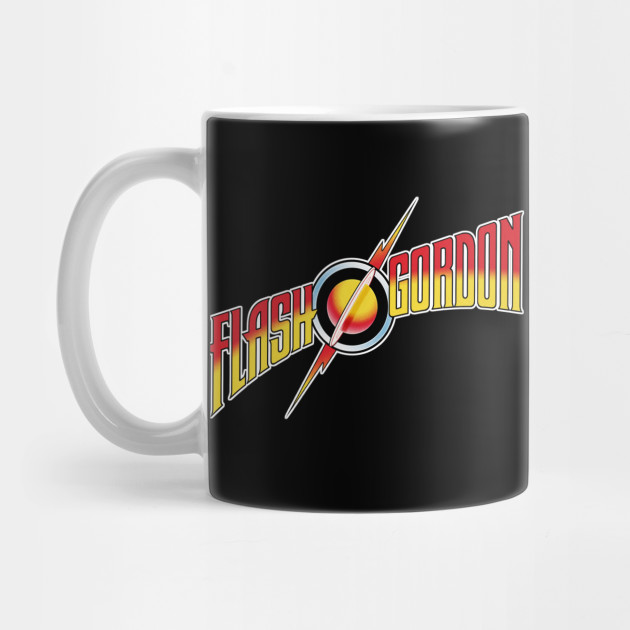 Flash Gordon Savior Of The Universe White Outline Flash Gordon Mug Teepublic