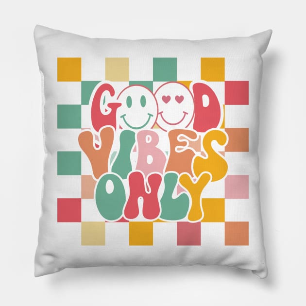 Good Vibes Only Pillow by Naturestory