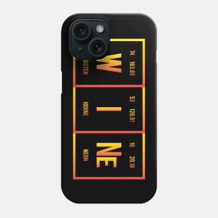 Wine - Periodic Table of Elements Phone Case