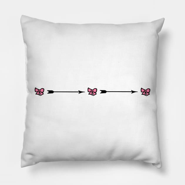 Bows & Arrows (8) Pillow by Emma Lorraine Aspen