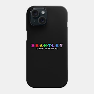 Brantley  - sword, fiery torch. Phone Case