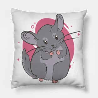 Chinchilla P R t shirt Pillow