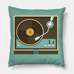 Turntable Retro Funk Vibes - Technics 1200 DJ LP Collector Pillow