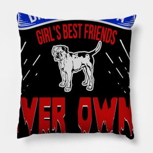 Whoever Said Diamonds Are A Girl's Best Friend Never Owned A Bulldog, Funny dog Gift - If my Bulldog Cant go Shirt, bulldog gift, bulldog shirt, bulldog shirts Pillow